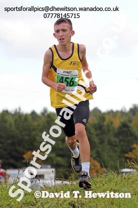 Boys under-15s, North East Harrier League, Cramlington. Photo: David T. Hewitson/Sports for All Pics